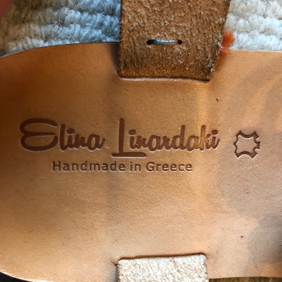 ELINA LINARDAKI Embellished Penny Lane Sandals 8 - Picture 8 of 8